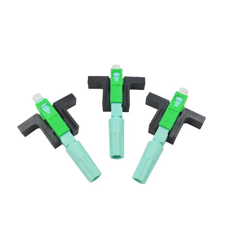 

High Quality 58MM SC APC SM Single-Mode Optical Connector FTTH Tool Cold Connector Tool Fiber Optic Fast Connnector