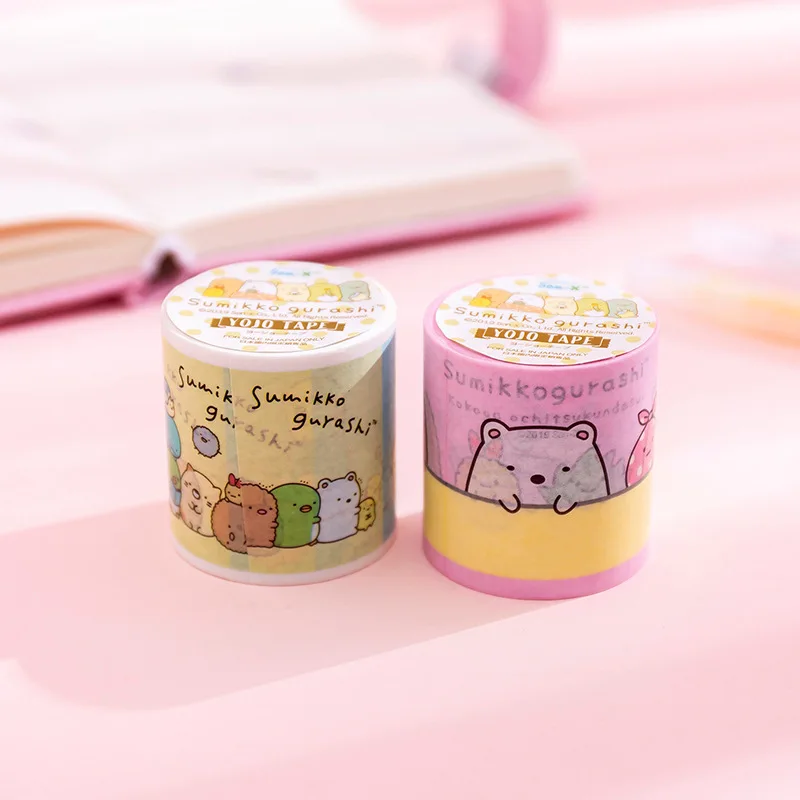 Cute Bow Sumikko guurashi супер пуля дневник Васи клейкая лента DIY скрапбукинга стикер для