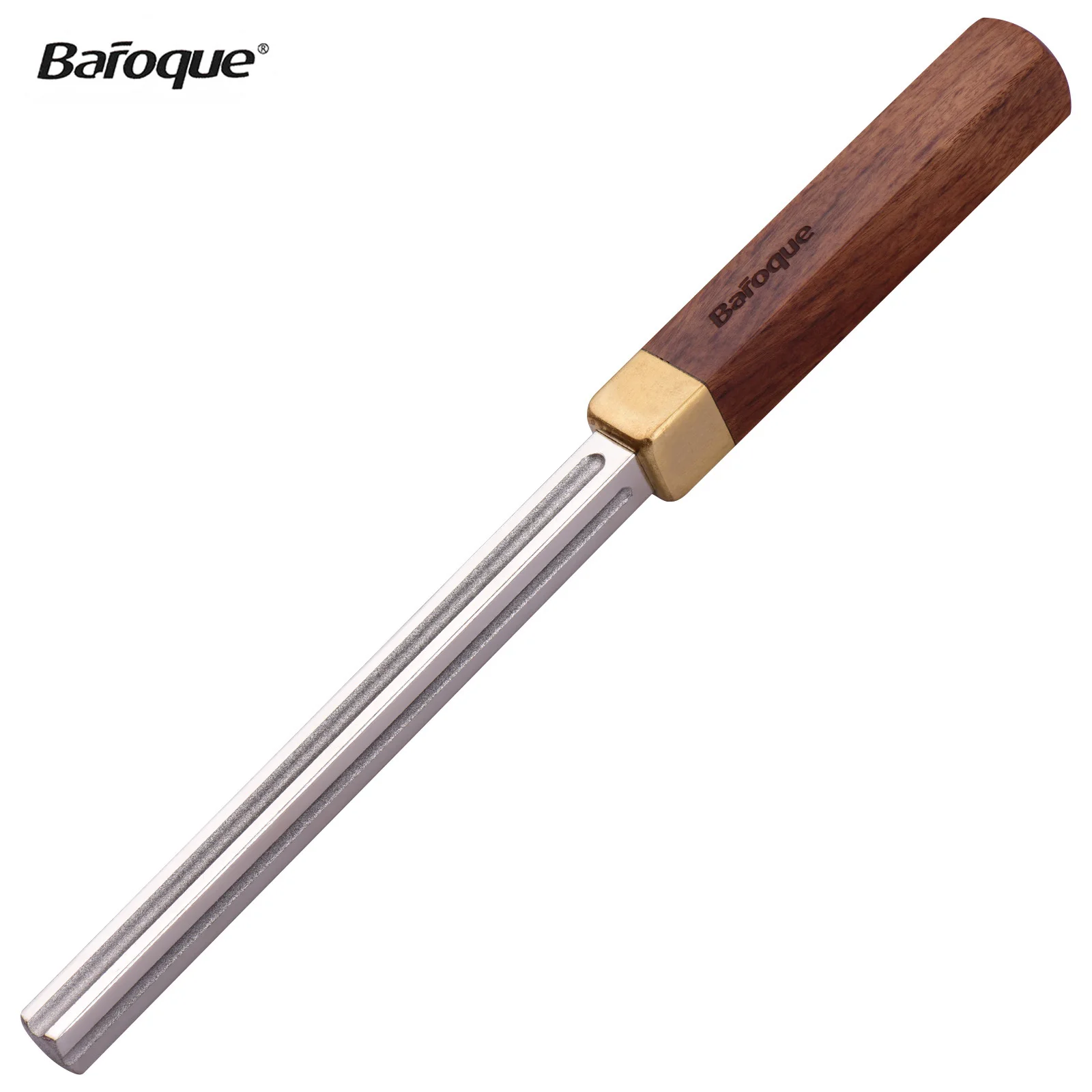 

CD-20 Square Guitar Fret File with 3 Carborundum Slots Wooden Handle Guitar Repair Maintenance Tool Luthier Tool
