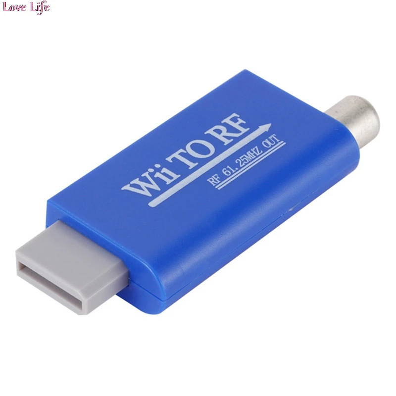 

Hot For WII to RF Signal Converter For Game Console Old TV Display Video Adapter