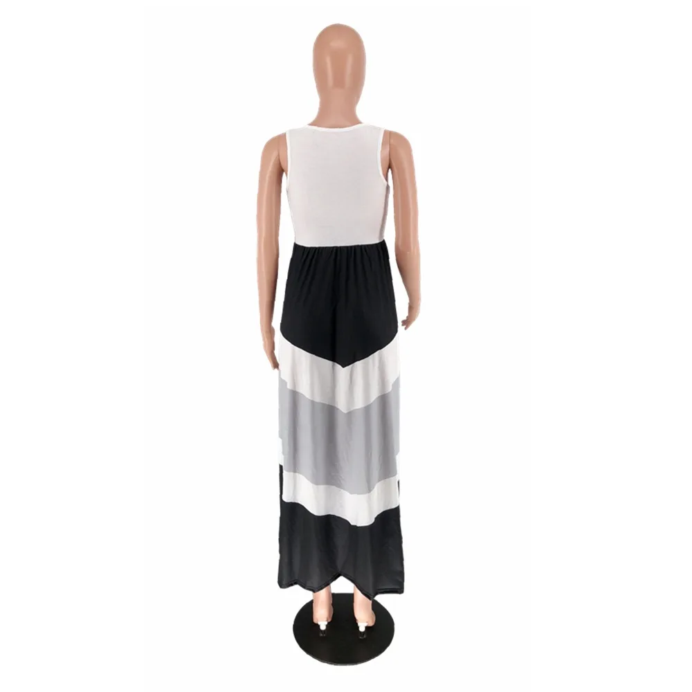 

Newest Summer Women Fashion Style Elegant Sexy Dress Loose Large Size Ankle Length Print Stylish Dress for Ladies BC002