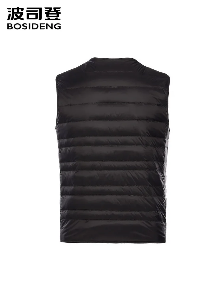 BOSIDENG Men's down vest new slim youth wear warm waistcoat business casual B80130005 | Мужская одежда