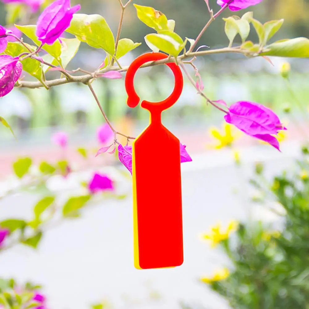 100 шт. Пластиковые висячие кольца горшок для садового растения маркеры