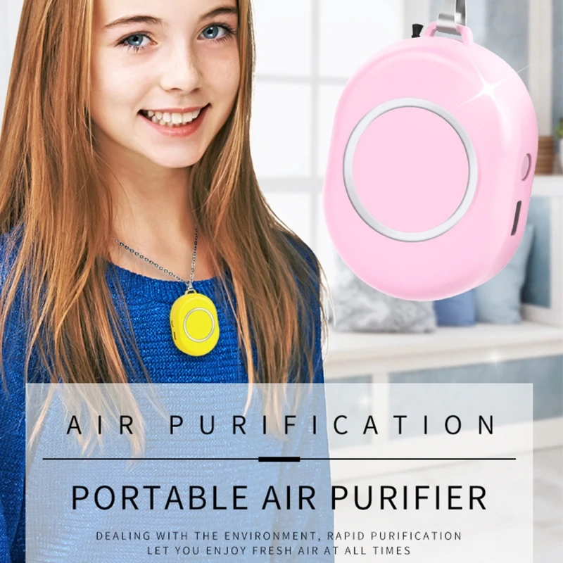 

Negative Ion Type Formaldehyde Removal Hanging Neck Necklace Air Purifier