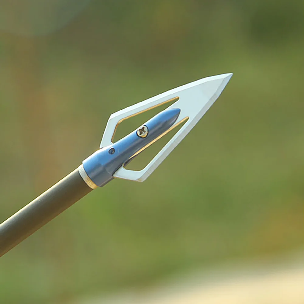 

Hunting Broadheads Archery Arrowhead Aluminum Alloy Hunting Arrow Tip For Crossbow Compound Bow Shooting Training Drop Shipping