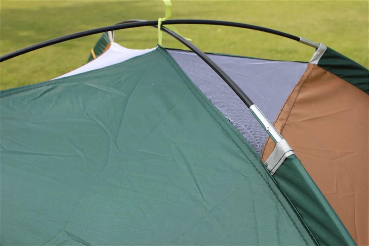 

3-4 Person Windproof Rainproof Mosquito UV Protection Camping Tent Single-Story Tent Outdoor Hiking Travel Portable Tent