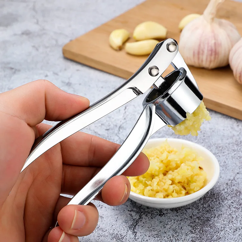 

Imitating Stainless Steel Garlic Press Crusher Kitchen Cooking Vegetables Ginger Squeezer Masher Handheld Ginger Mincer Tools