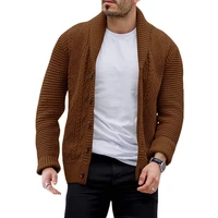 knitted sweater casual sweater coat men autumn clothes cardigan men fashion clothing sweater coat single breasted solid color