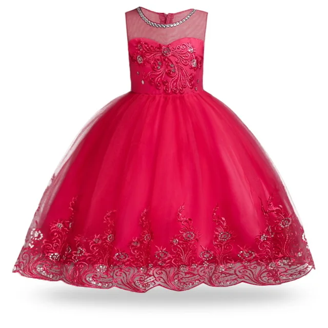 Детские платья для девочек платье принцессы зимние элегантные Вечерние