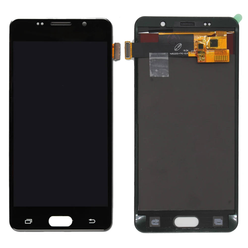 AAA Качество A510 ЖК-для Samsung Galaxy A5 A510 A510F A510M SM-A510F ЖК-дисплей сенсорный экран дигитайзер с рамкой AMOLED lcd
