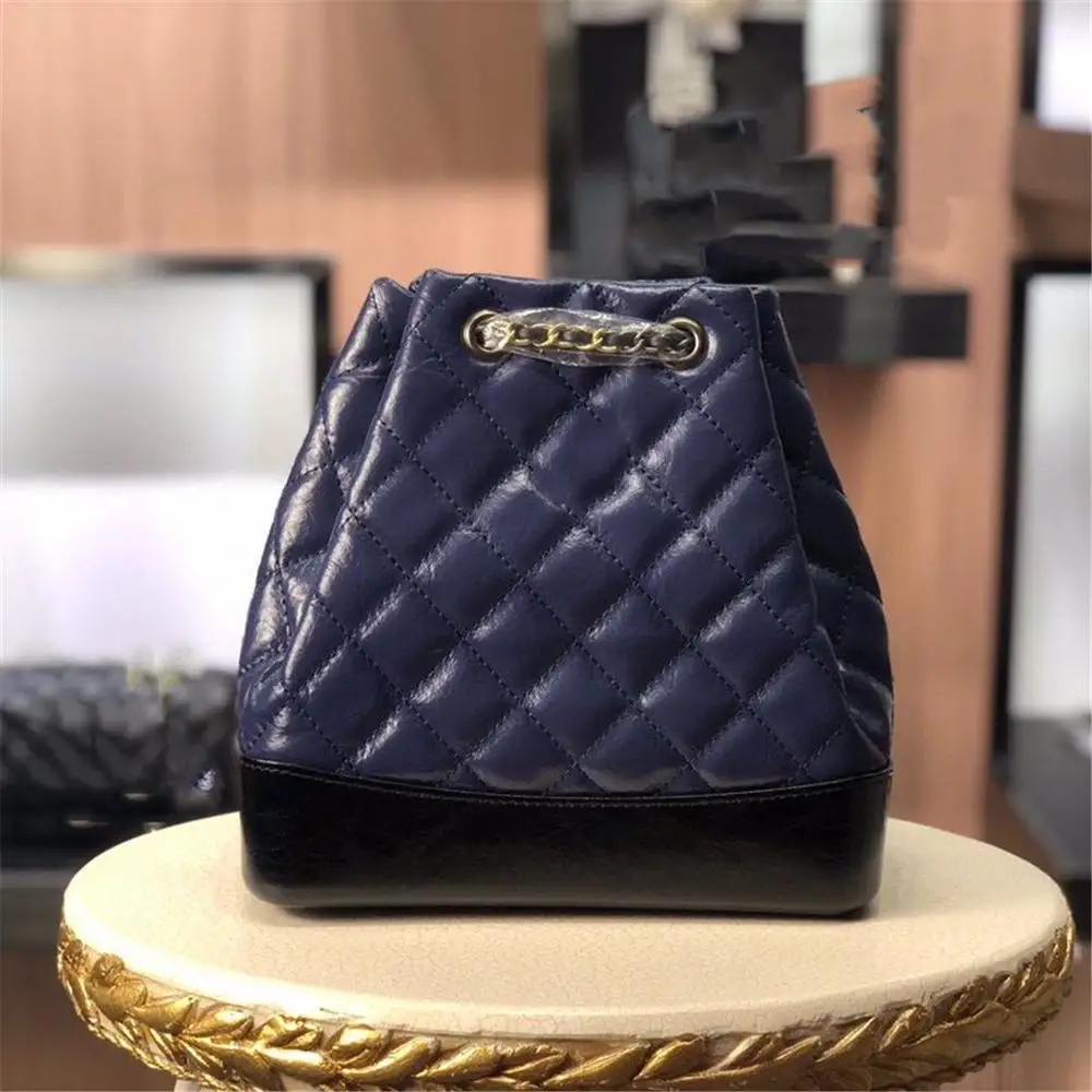 

Genuine Leather Backpack Bags For Women Fashion Design Luxury Shoulder Bags Purse Lady's Classic Knapsack/Rucksack Top Designer