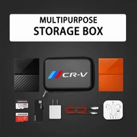 hot 4s car logo performance multi purpose car storage box for crv 2021 2020 2019 2018 2017 2016 2008 2007car accessories