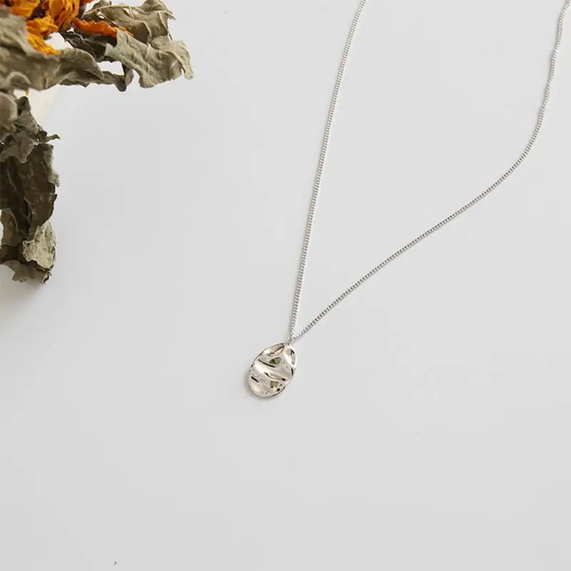 

925 Sterling Silver Fashion Choker Pendant Necklace For Women Party FINE Jewelry