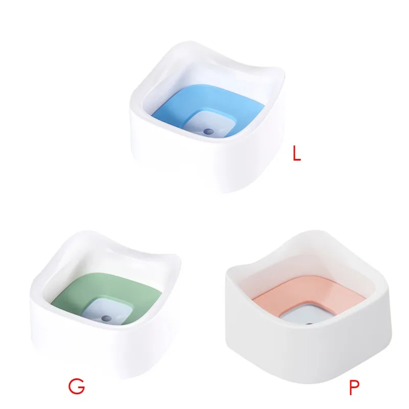 

Dog Water Bowl 1L Floating Non-Wetting ABS Plastic Dog Bowl Mouth Cat Drinking Bowl Without Spill Drinking Water Dispenser
