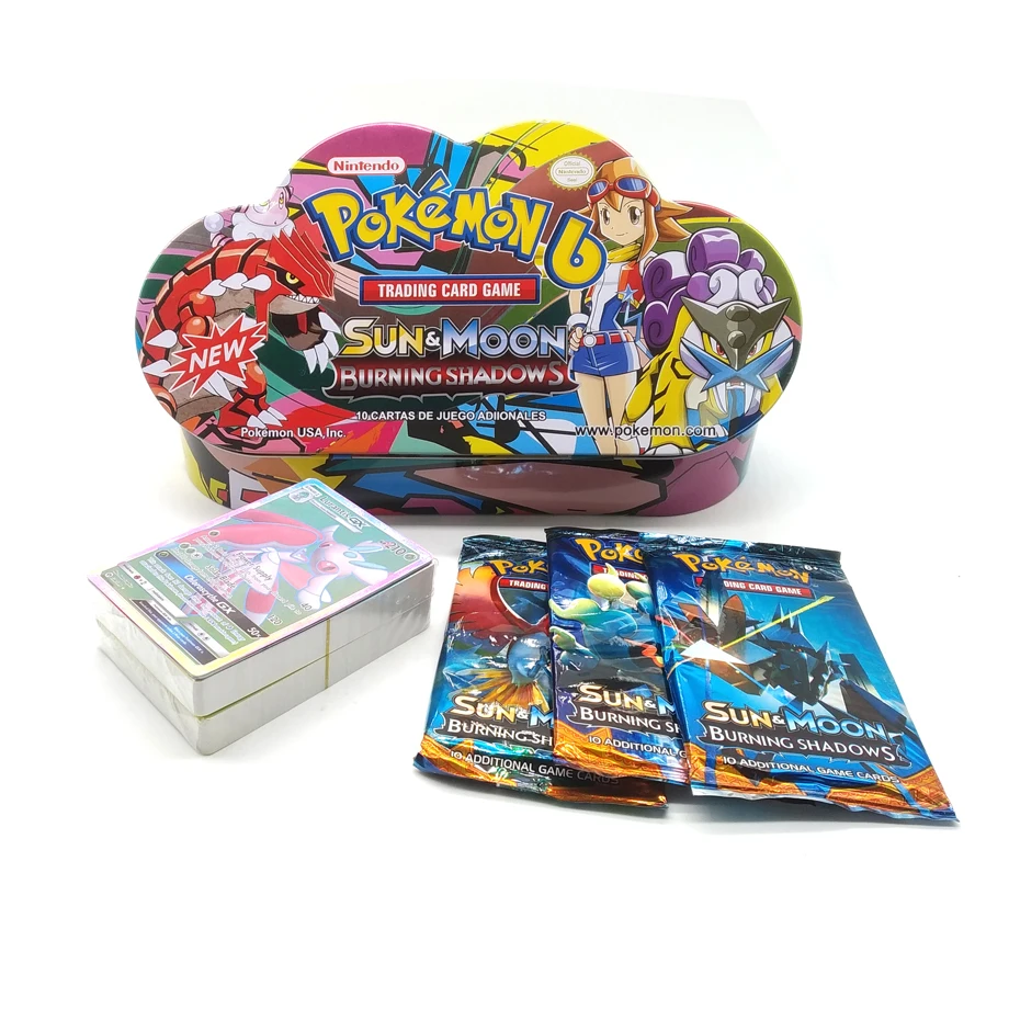 

New Arrival Best Selling Pokemon Cards Tag Team GX MEGA Game Cards Battle Carte 102pcs Trading Cards Game Kids Toys