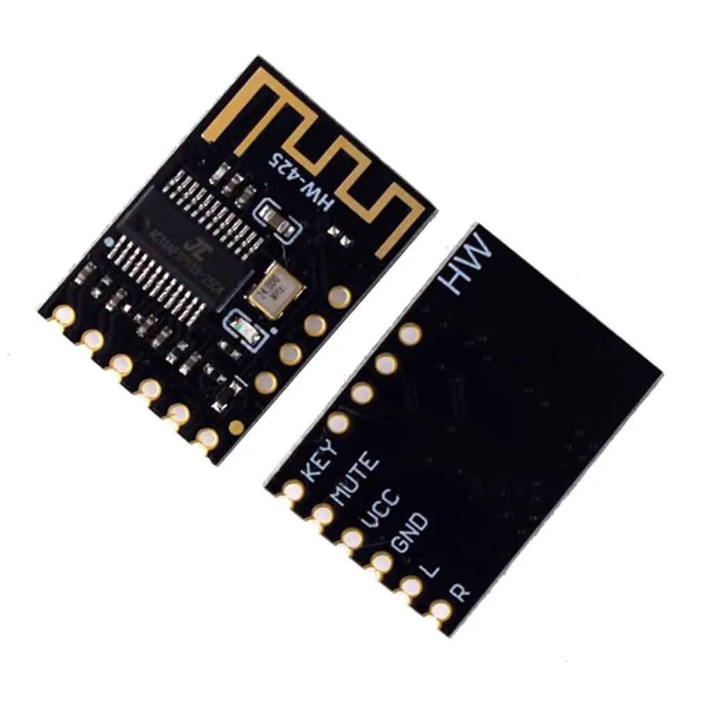 Hw-425 Digital Audio Amplifier Board Wireless Module 4.2 Stereo Lossless High Fidelity Hifi Diy Modification Black | Электроника