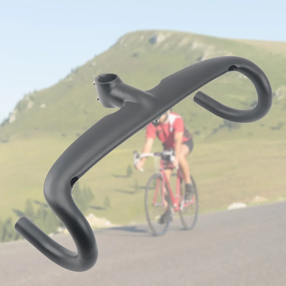 

28.6mmm Carbon Fiber MTB Road Bike Handlebar Drop Bar 400 / 420 / 440 X 90 / 100 / 110 / 120mm Lightweight Bicycle Parts