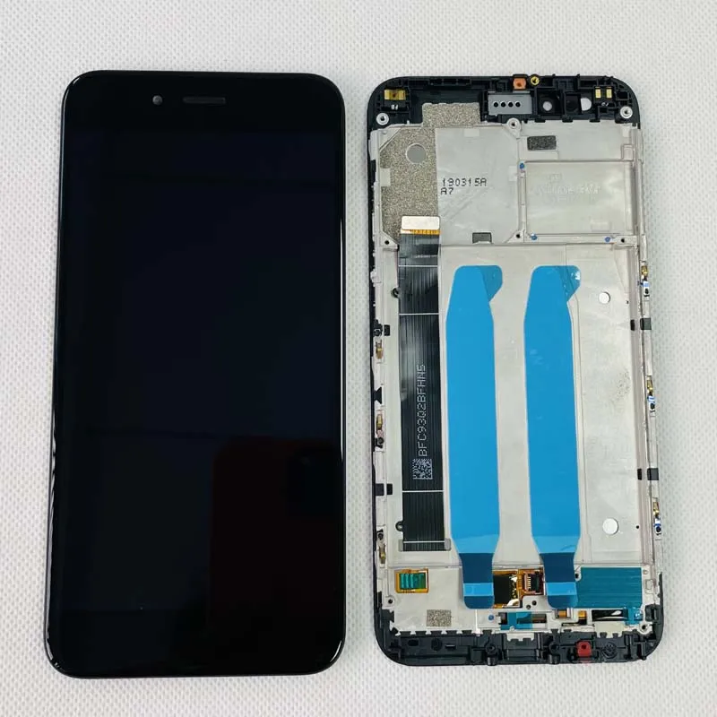 100% оригинал для 5 &quotXiaomi Mi A1 MiA1 ЖК экран дисплей + сенсорный дигитайзер Рамка Xiaomi 5X