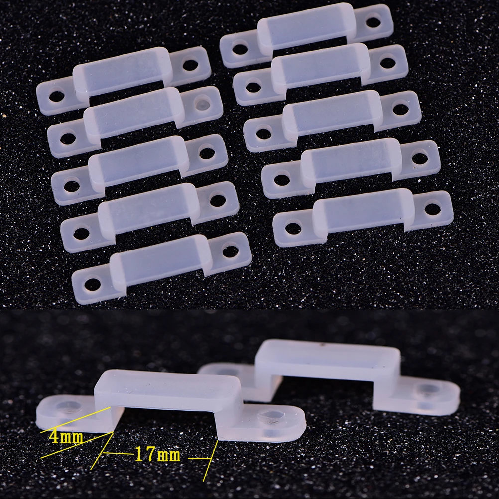10 шт./лот зажим для светодиодной ленты разъем установки 17 мм|Соединители| |