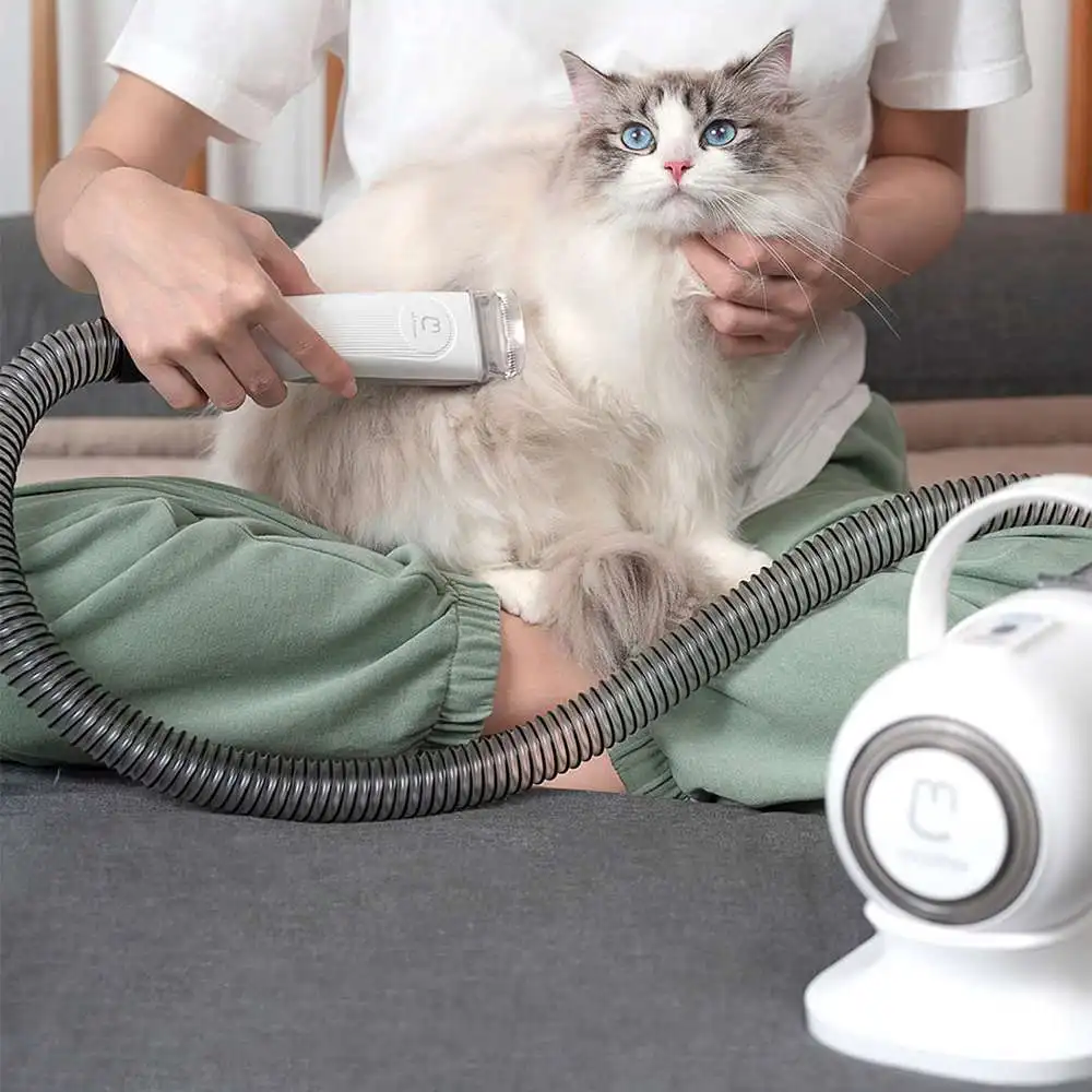 Peine el&eacute;ctrico multifuncional para mascotas, recortador de pelo con hilo, productos para mascotas, juego de aseo para gatos y perros-2