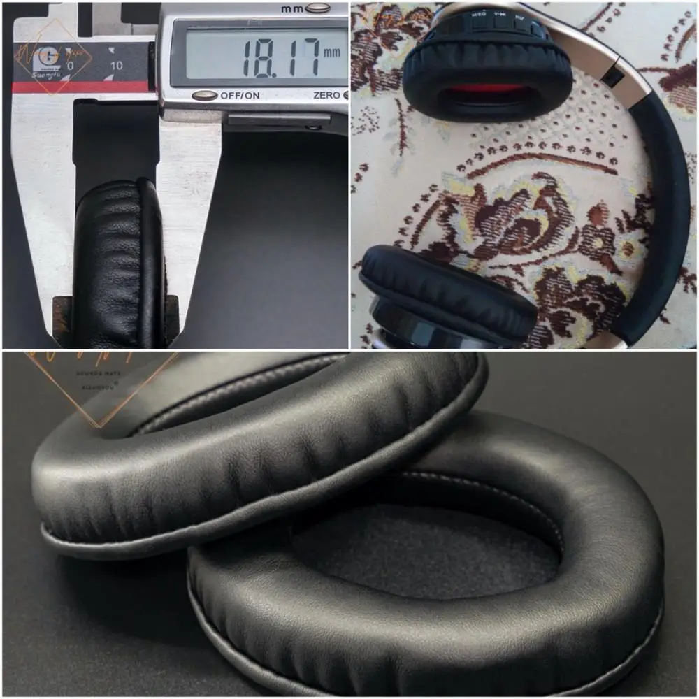 Овальный эллипс в форме яйца мягкие кожаные амбушюры Пена Подушка наушник для