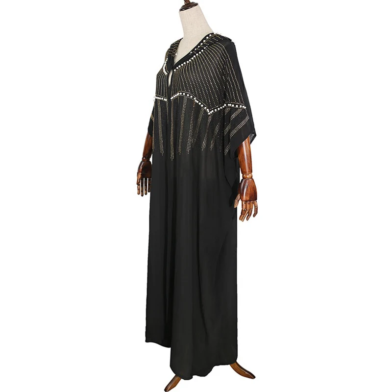 

a22African robe Muslin Hijab Abbayas women Dubai long sleeve robe plus size boubu Women Jabia Turkish dress Islamic diamond gown