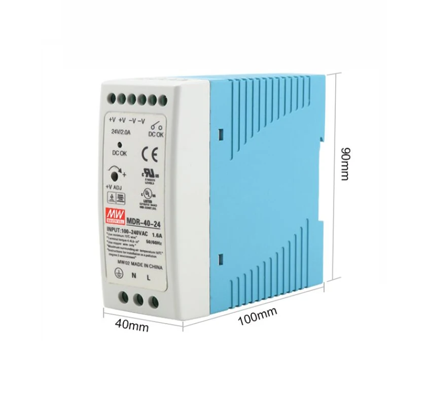 MDR-60-24 Промышленный источник питания на DIN-рейке 24 в 2,5 А 60 Вт