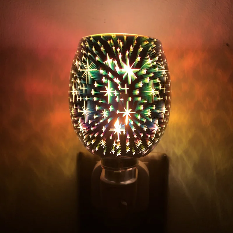 

1 PC 3D Romantic Fragrance Warmer Firework Design Electric Wax Melt Warmer Aromatherapy Wax Burner Melter Lamp Home Decoration