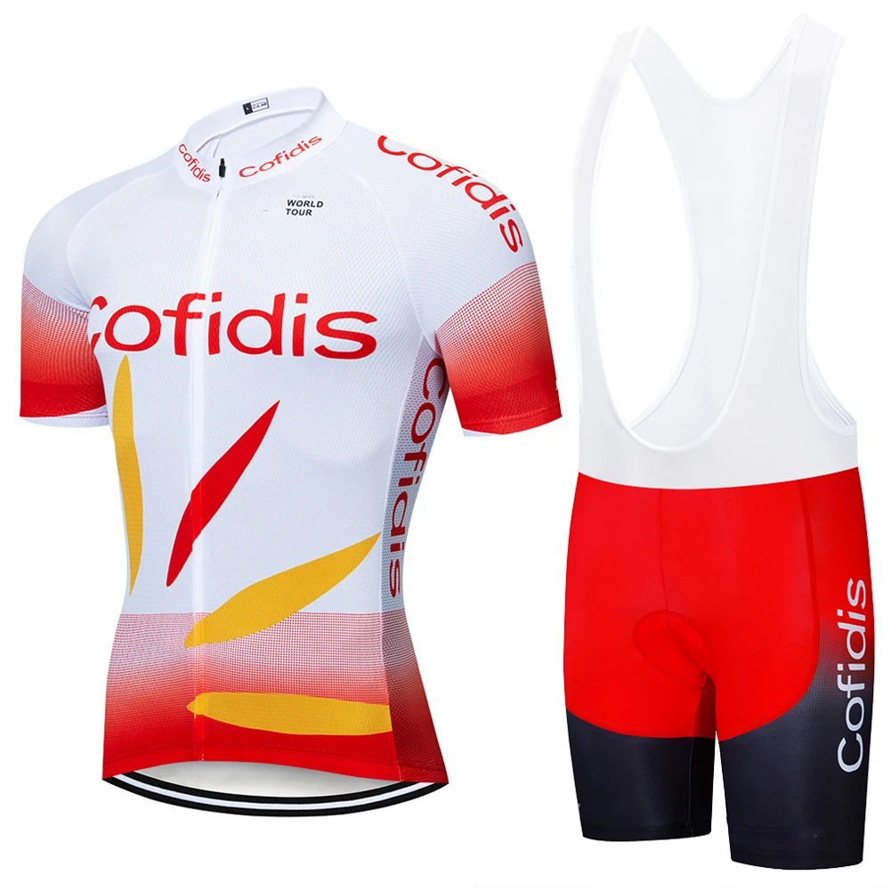 Новинка профессиональная команда мужская одежда красный короткий костюм MTB