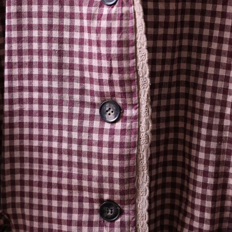 

Aransue Ovesize Female Coat Autumn Winter Cotton Wadded Jacket Short Design Outer Wear Plaid Padded Top, P454