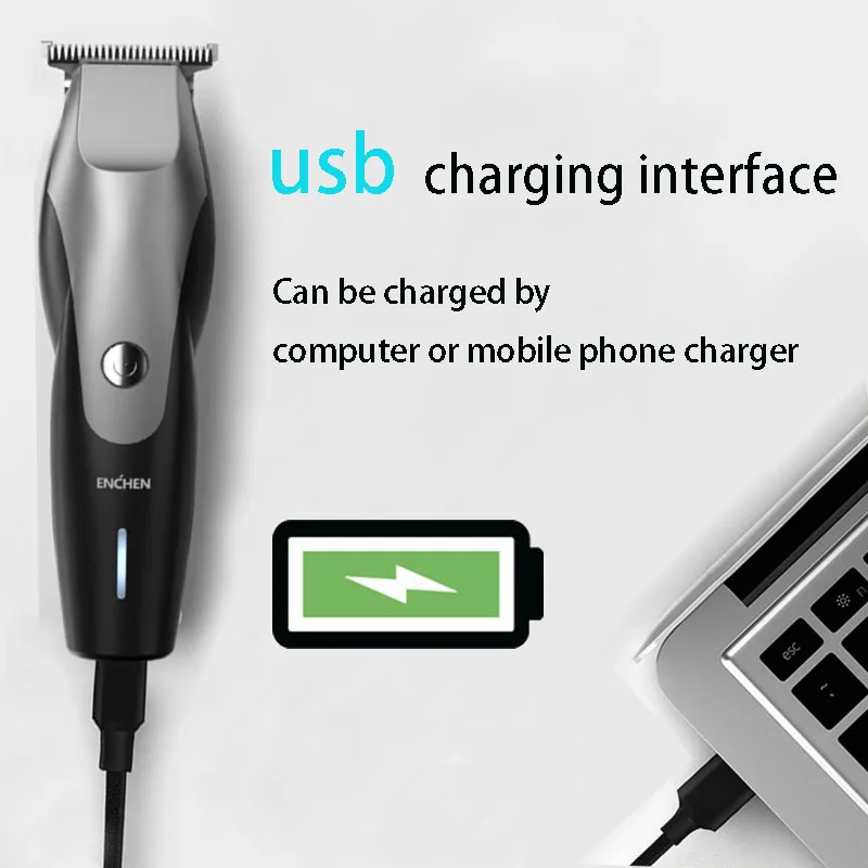 Машинка для стрижки волос XIAOMI Mijia ENCHEN Hummingbird электрическая с зарядкой от USB |