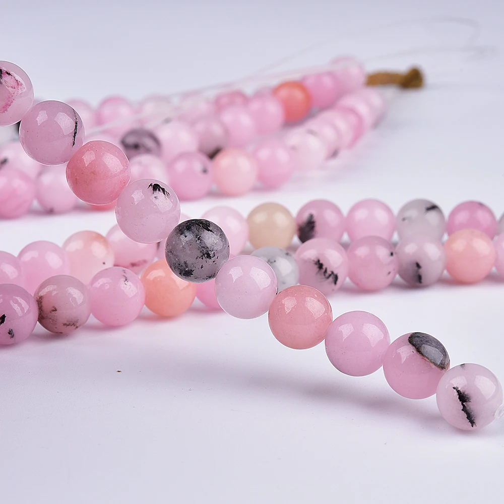 Asingeloo розовый Сакура натуральный камень Бусины драгоценный яшма для ювелирных