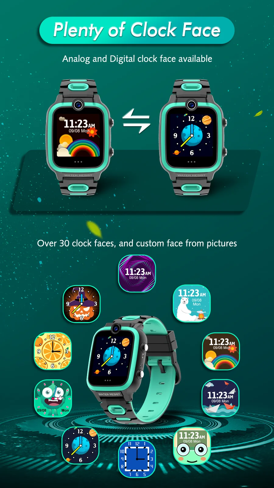 

Kid Smart Watch Music MP3 Player Multiple Video and Photo Educational Games Pedometer Children Gift Smartwatch For Kids
