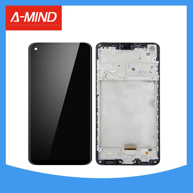 

Super Amoled LCD For Samsung Galaxy A21s SM-A217/DS A217F LCD Display Touch Screen Digitizer Assembly With Frame