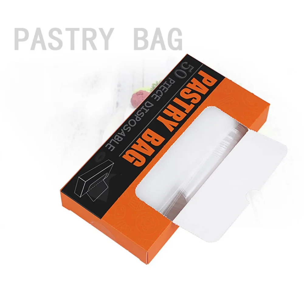 

Box disposable cake cream milking bag, cake pattern making tool, thickened plastic PE material