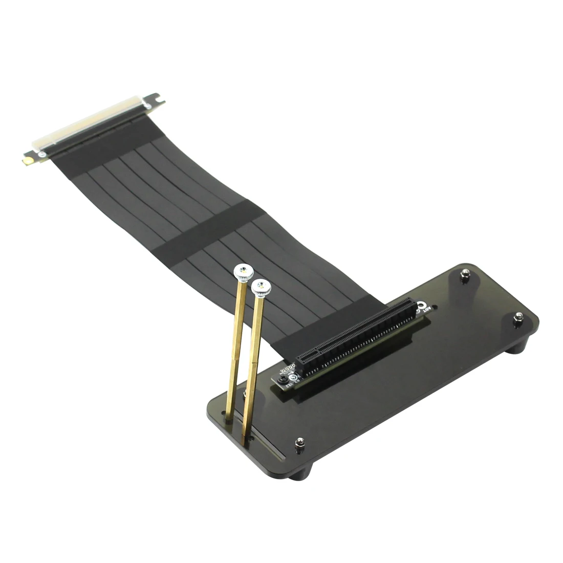 Вертикальный угловой переходник PCI-E x16-x16 3 0 с вертикальным кронштейном |