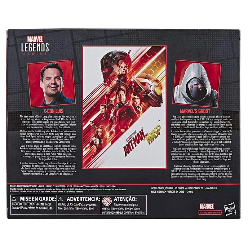 Коллекция года, 15 см, серия Marvel Legends, человек-муравей и ОСА, в стиле фильма X-Con Luis& Marvel's Ghost, коллекционная фигурка, 2 шт. в упаковке