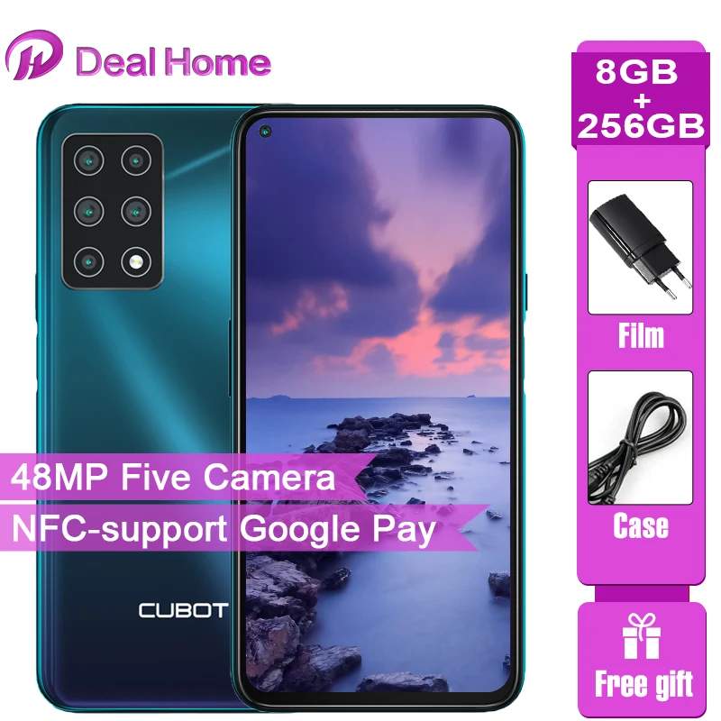 Чехол для Cubot X30 смартфон глобальная версия 48MP пять Камера 8 ГБ + 256 NFC 6 4 &quotFHD