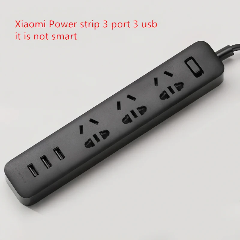 Новый Домашний Электронный удлинитель Xiaomi Mi Mijia быстрая зарядка 3 USB + разъема 6