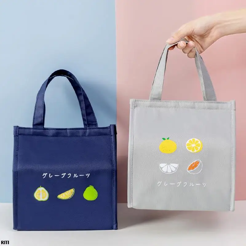 

Fresh Cooler Waterproof Nylon Portable Thermal Lunch Bags Convenient Lunch Box