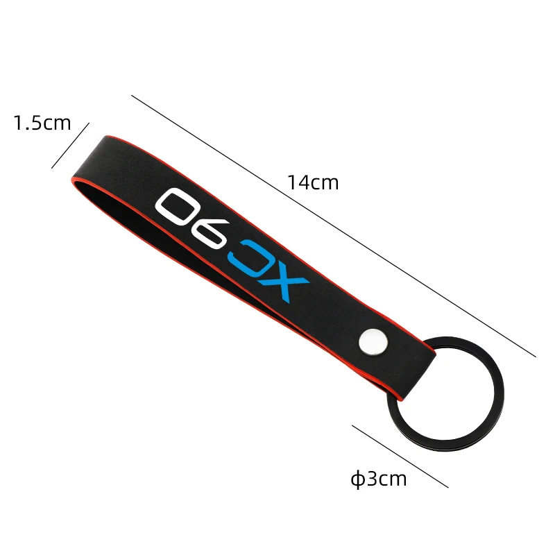 Автомобильный замшевый Кожаный Брелок под заказ спортивный брелок для Volvo XC90 XC60