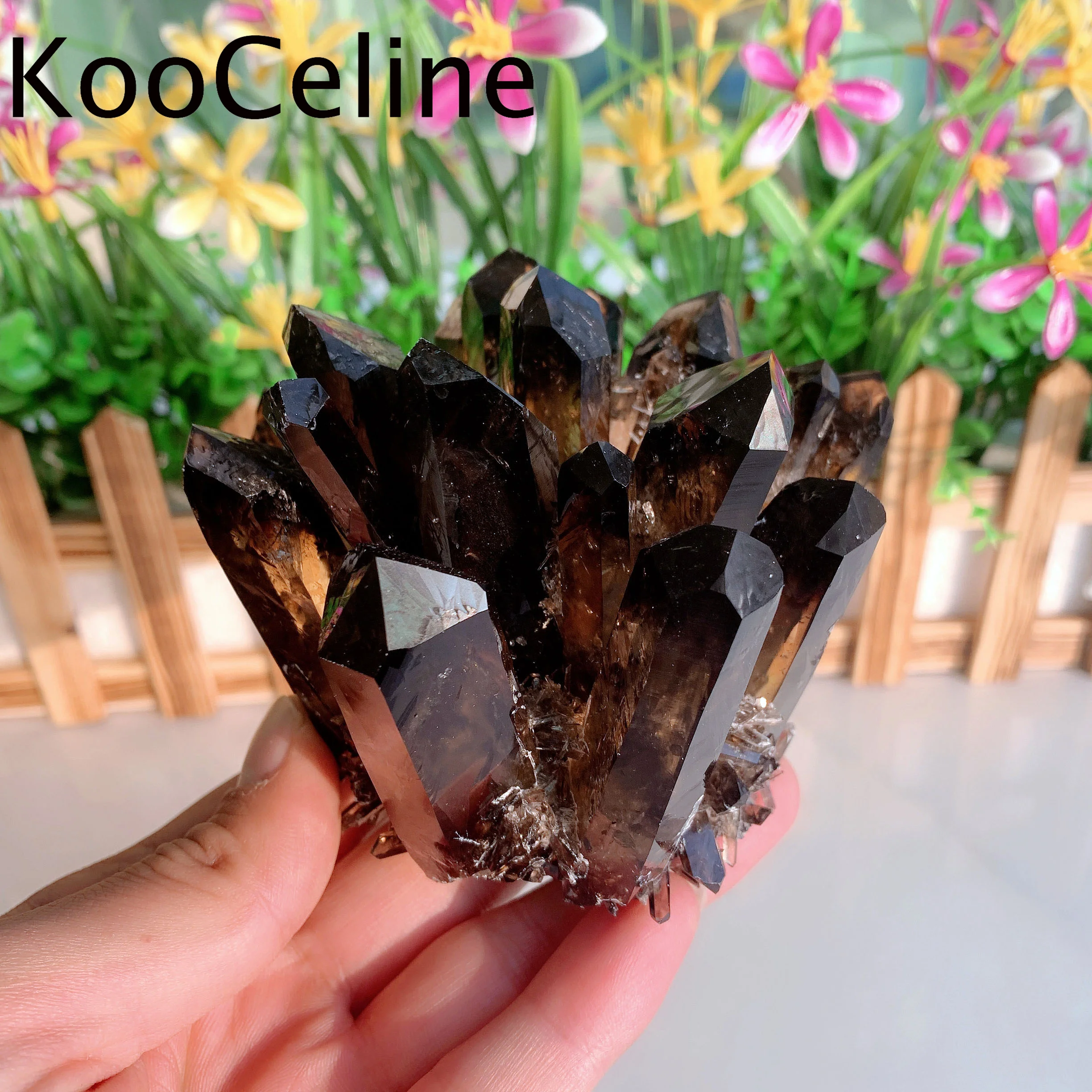 

300-750g Natural Crystals Smoky Quartz Mineral Ore Stones Cluster Freeform Energy Reiki Healing Decoration Accessories Gemstone