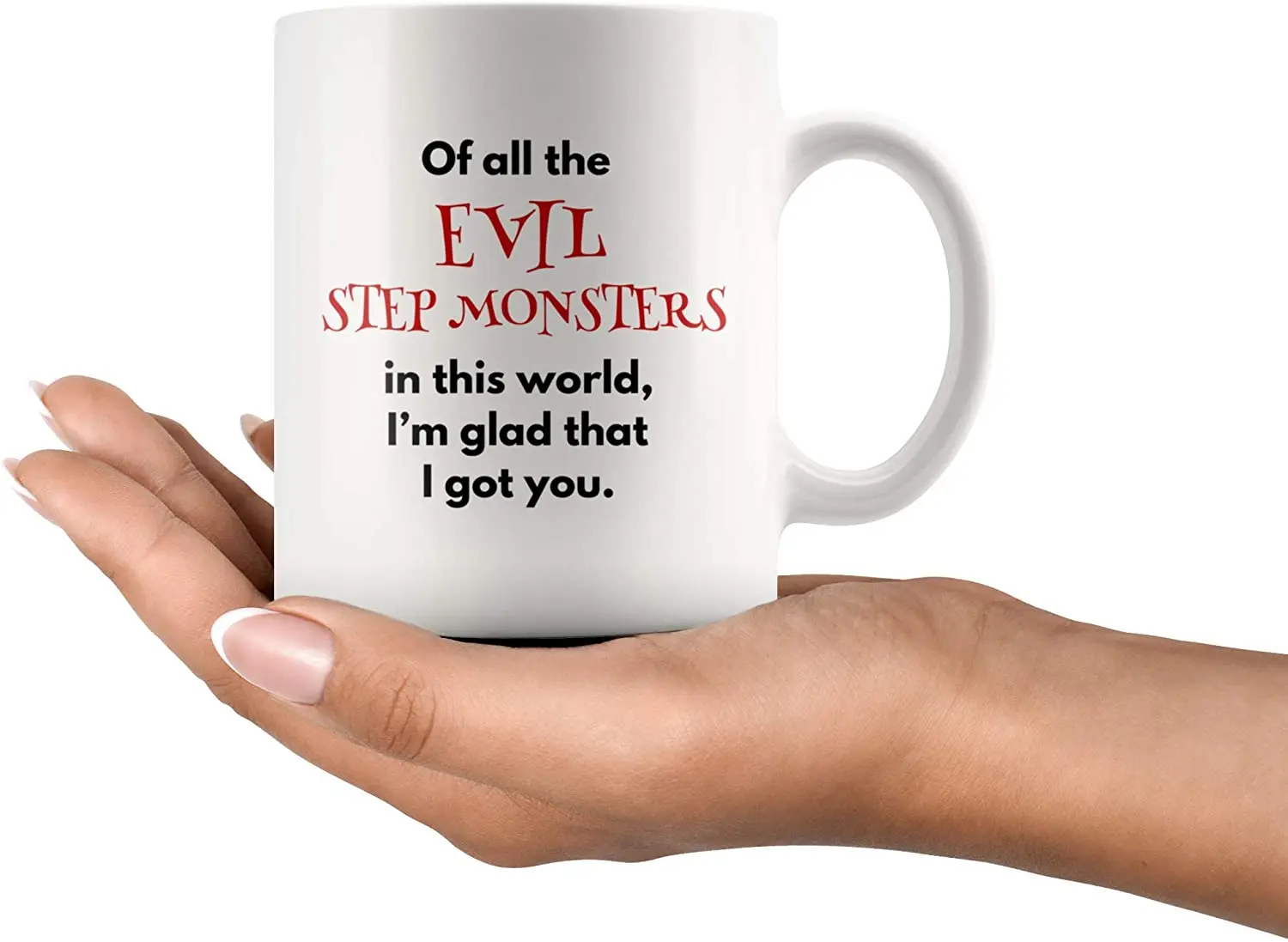 Из всех злых шагов монстров я рад что получил вам кофейную кружку 11 унций-подарки