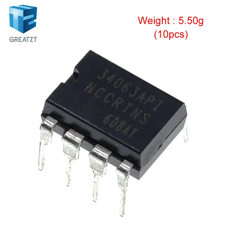 10 шт. MC34063API MC34063 34063 DIP8 DIP Boost или понижающий преобразователь постоянного