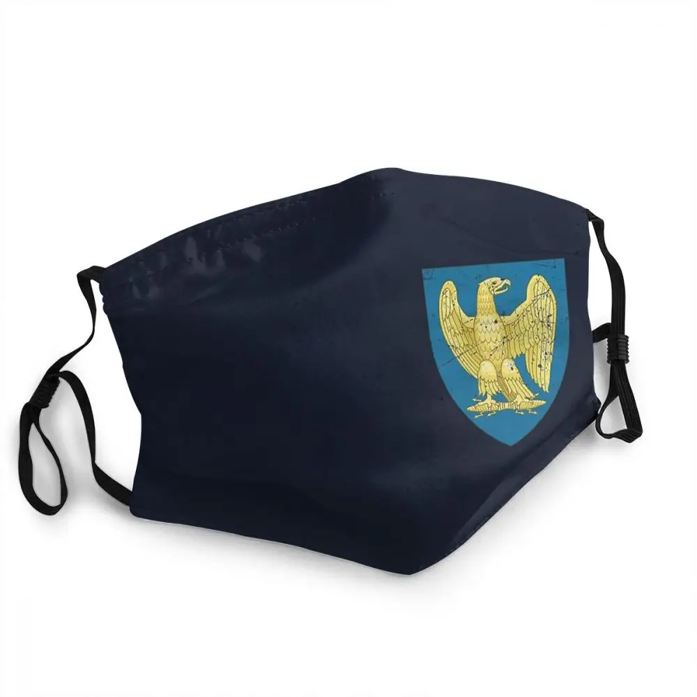 

France Coat Of Arms Napoleon Reusable Mouth Face Mask French Eagle Anti Haze Dust Mask Protection Cover Respirator Mouth Muffle