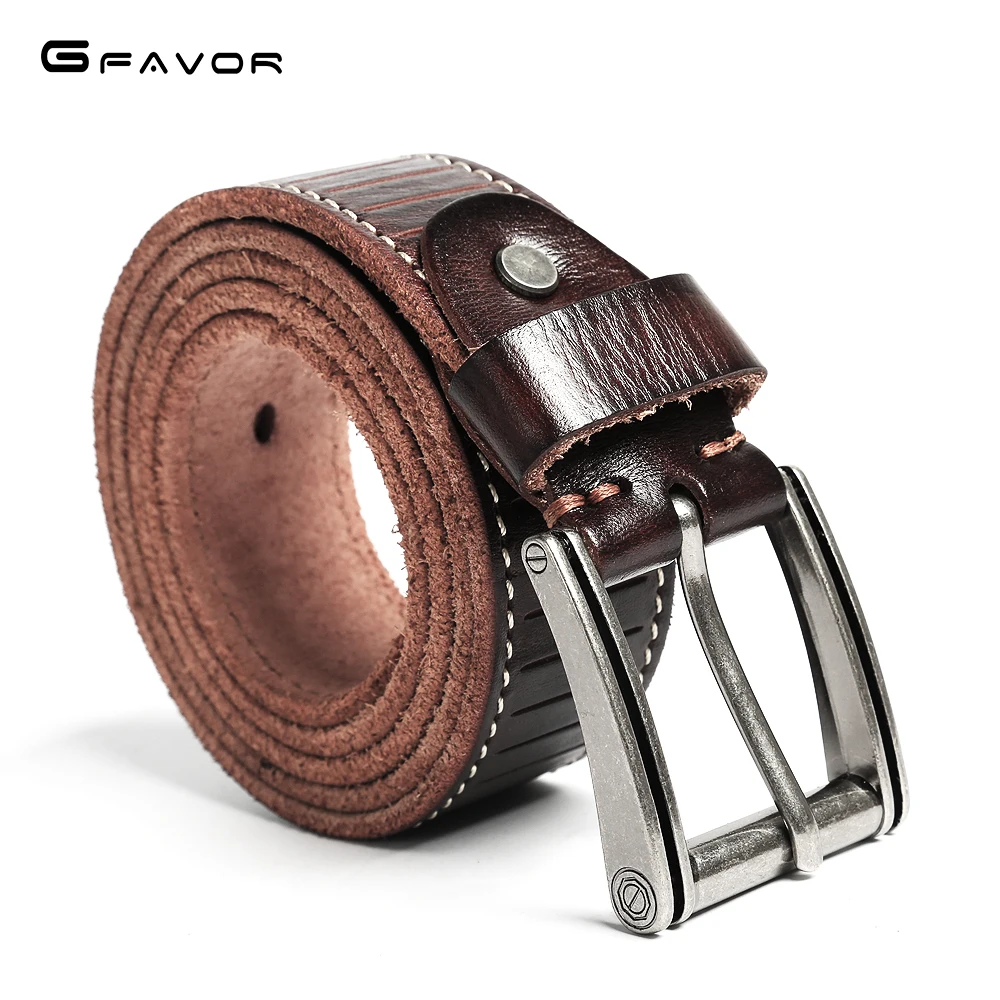 

Best Sale Luxury Vintage High quality Belts for Men Casual Cowhide Italian Leather Male Belt