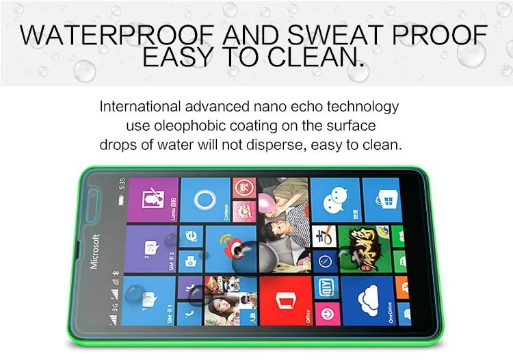 Ультратонкое закаленное стекло прозрачная защитная пленка для Microsoft Nokia lumia N640XL 650