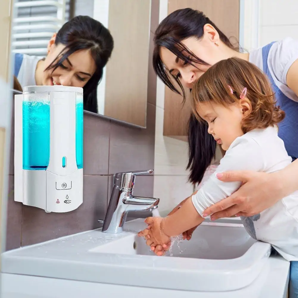 

400ml Wall-mounted Automatic Sensor Soap Dispenser Contactless Disinfectant Storage Container For Family Hospital Hotel