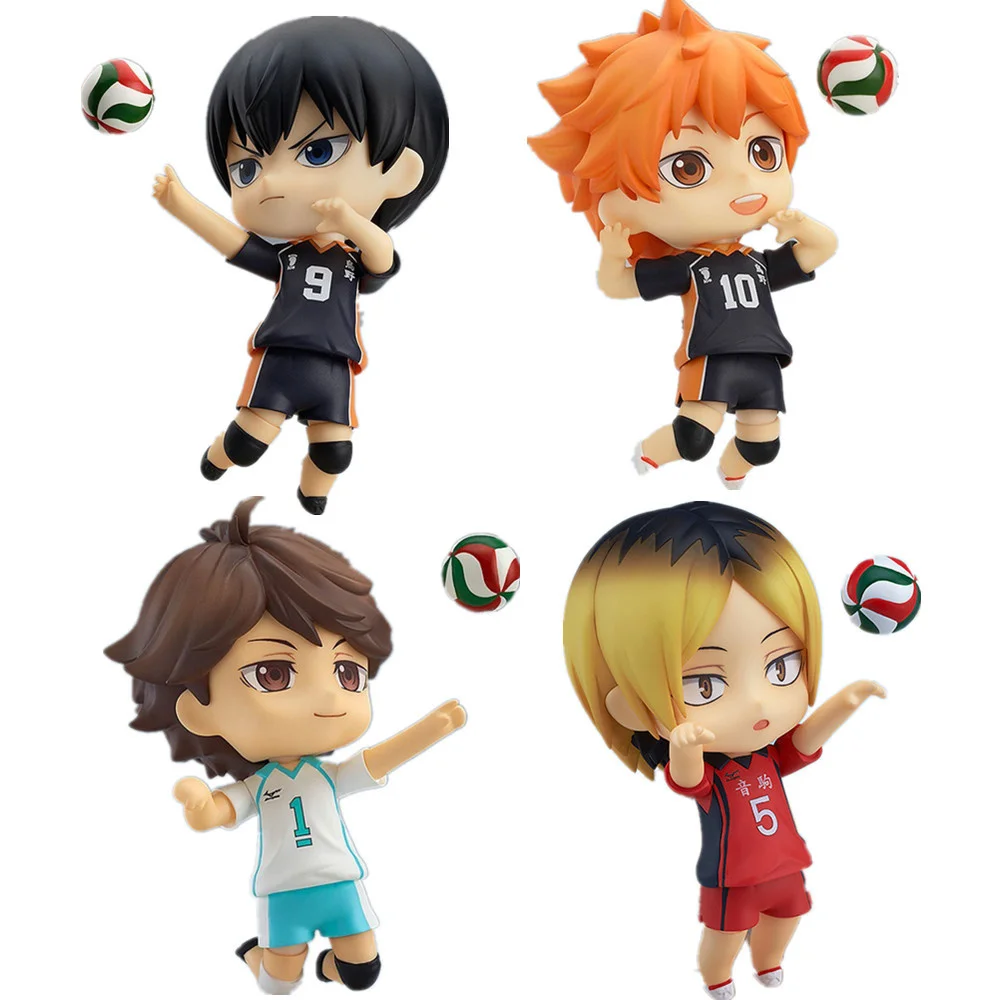 

Shoyo Haikyuu PVC Action Figure tobio Kenma Tooru 489# 563# 461# 605# Anime Haikyuu Nekoma Cute Model Toy Figurine 100mm