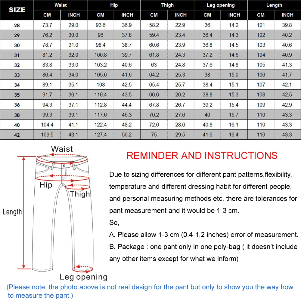 

NIGRITY 2020 Autumn New Fashion Men's Straight-cut Casual Pants Stretch Business Trousers Male Office Pant Plus Big Size 28-42